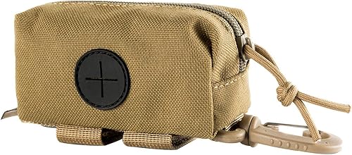 OneTigris Bolsa para excrementos para perros, con cremallera, bolsa de basura para perros, accesorio de correa para caminar, entrenamiento, correr,