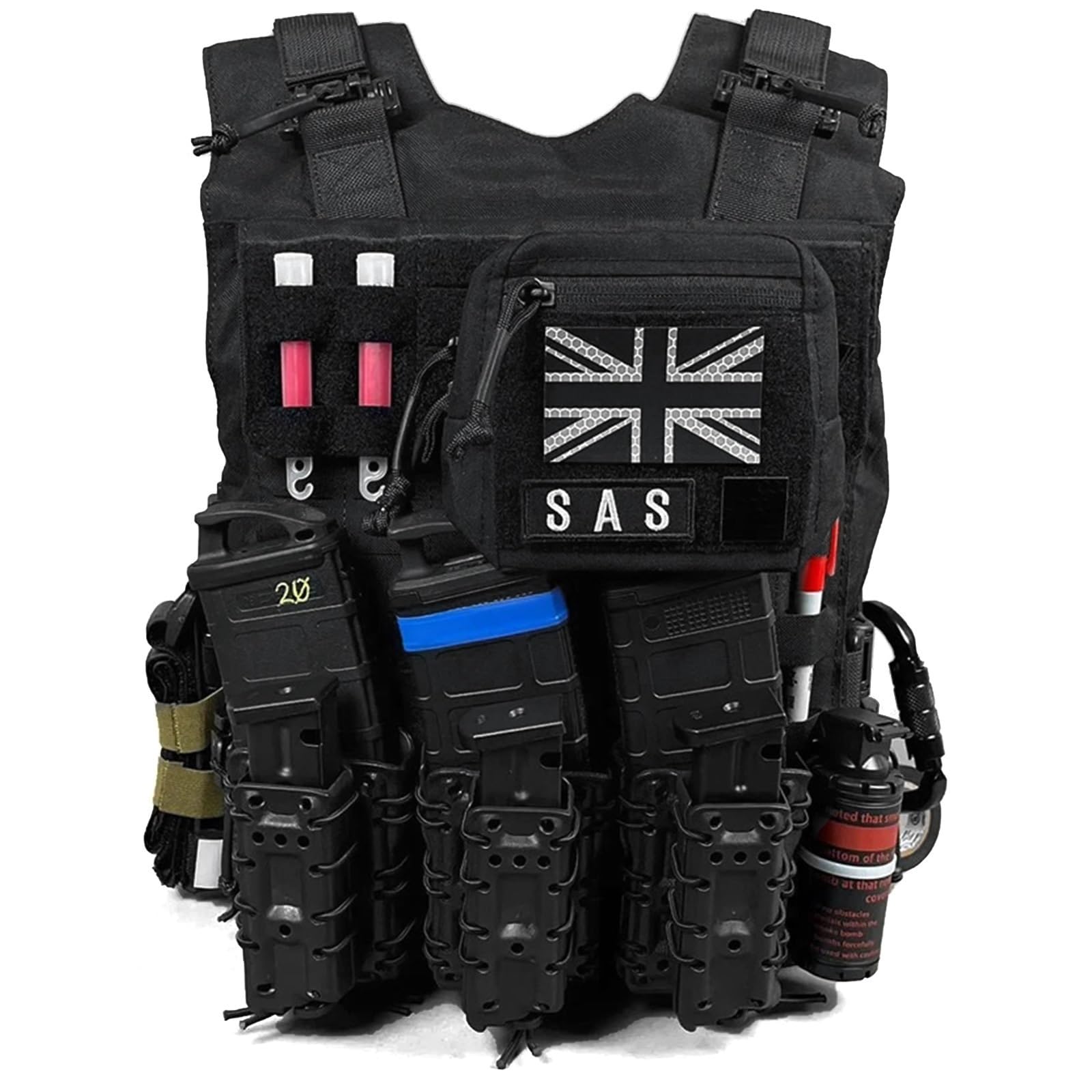 YChoolco COD Ghost Style Chest Equipment Full Set Tactical Airsoft Outdoor Hunting Gear Breathable Vest Pouch Set