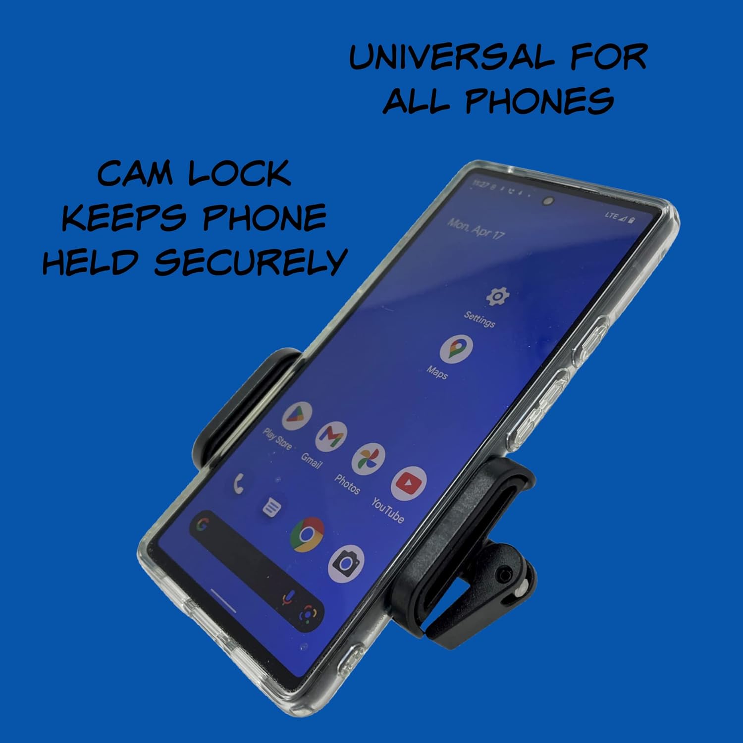 CLINGER -Magnetic phone holder for Motorcycle Gas Tank, Golf Cart , Non-Slip & Anti-Scratch, Harley-Davidson Motorcycle Phone Holder, Universal fit, Compaitble with iPhone, Samsung, Google Pixel