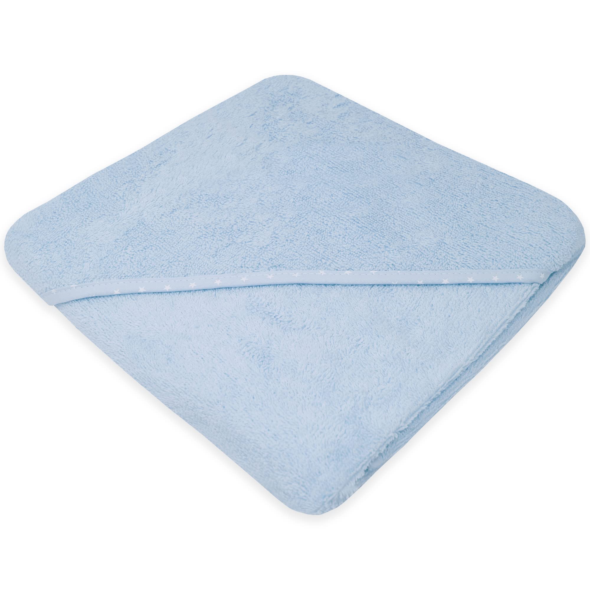 Mantellina Da Bagno Duffi Baby 0930-11, 100x100 Cm In Cotone, Grigia, Con Termometro Incluso, Unisex