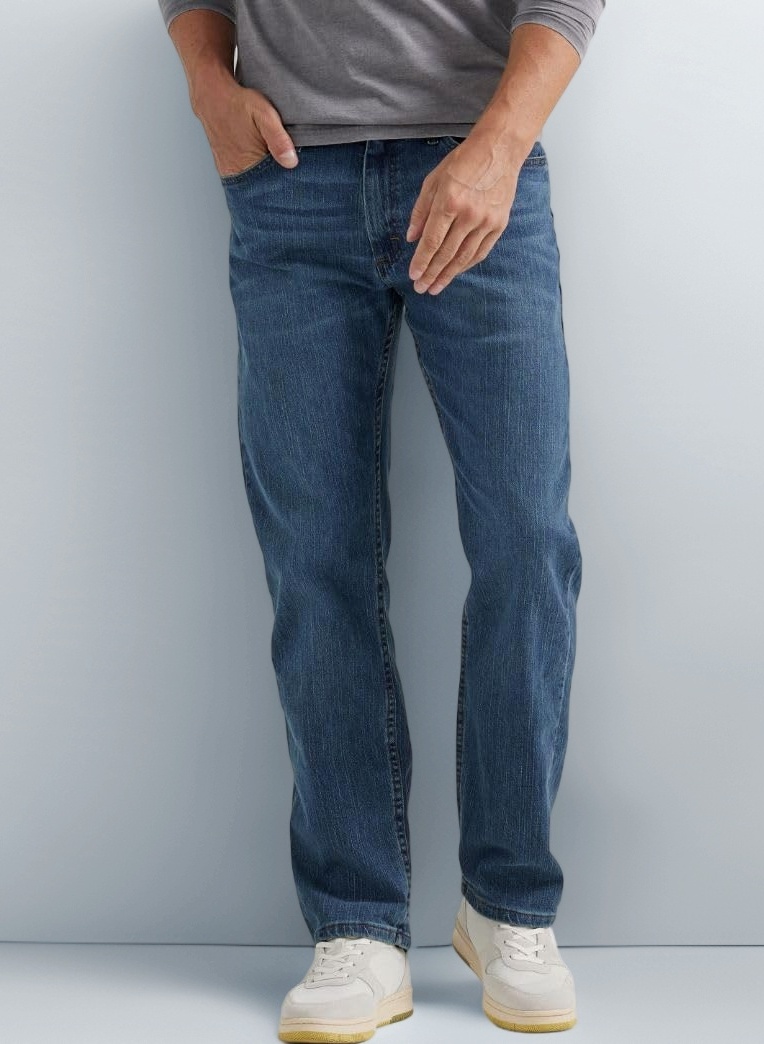 Wrangler Authentics Herren Big & Tall Classic Comfort-Waist Jeans