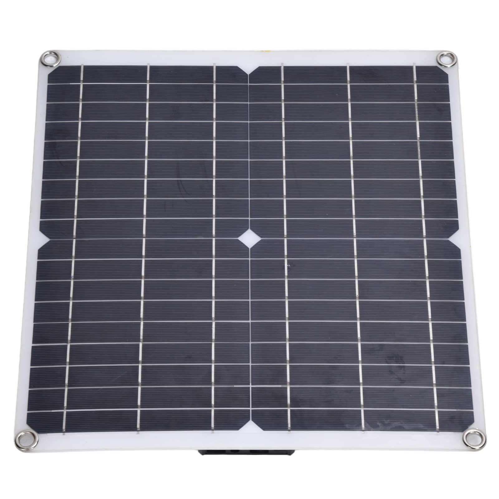 BRRNOO Zestaw Paneli Słonecznych, Panele Słoneczne Panel Słoneczny Elastyczny Panel Słoneczny 35 W 12 V Podwójne ładowanie USB Monokrystaliczny Krzem na Kemping, Piesze Wycieczki i Wędrówki z