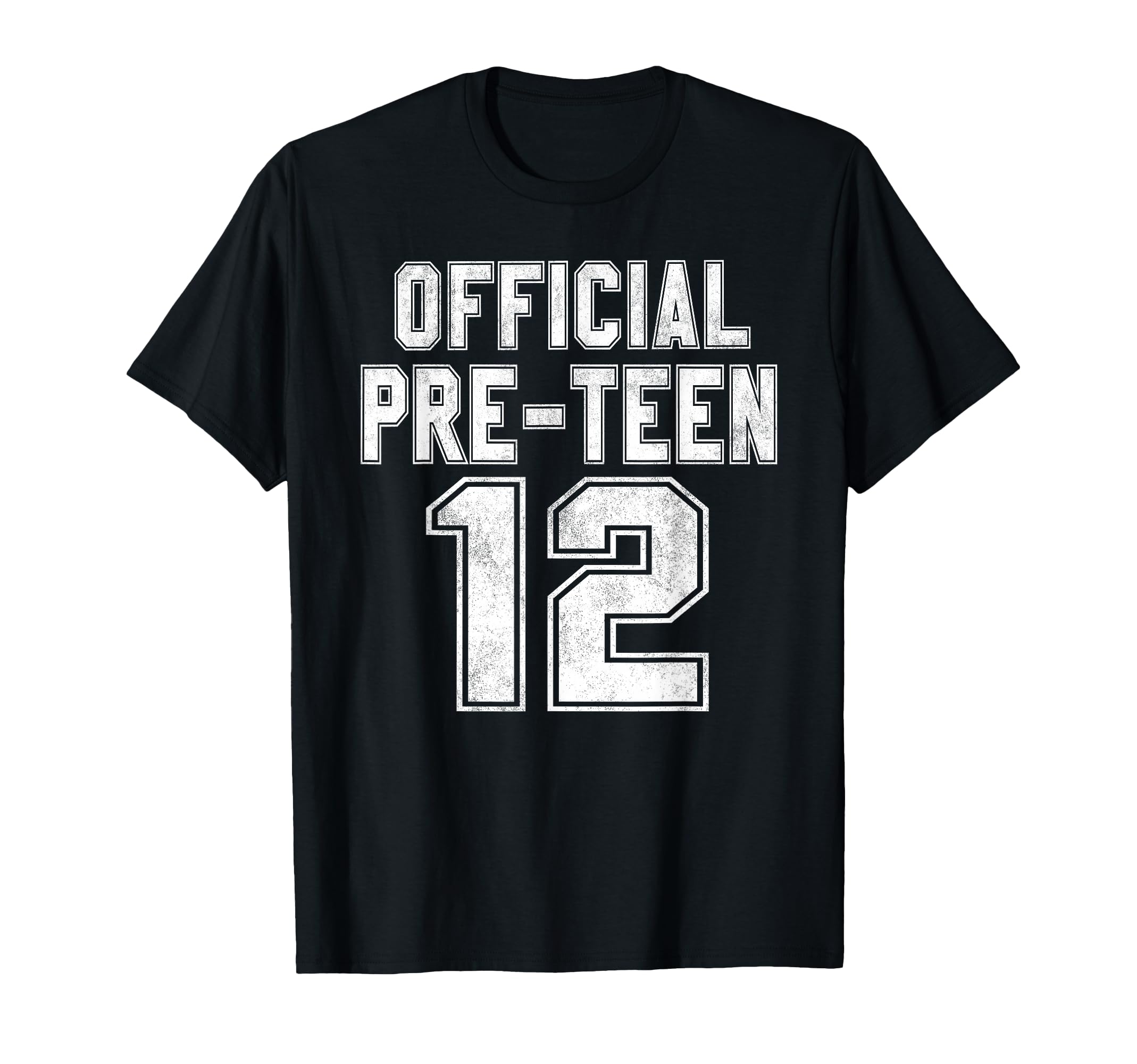 12 Official Pre-Teen 12th Birthday Boy Gifts 12 Year Old T-Shirt