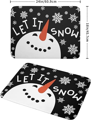 Vista 162 de Tapete de secado de platos de árbol de Navidad, muñeco de nieve, para encimera de cocina, de 16 x 18 pulgadas, tapete de secado de microfibra