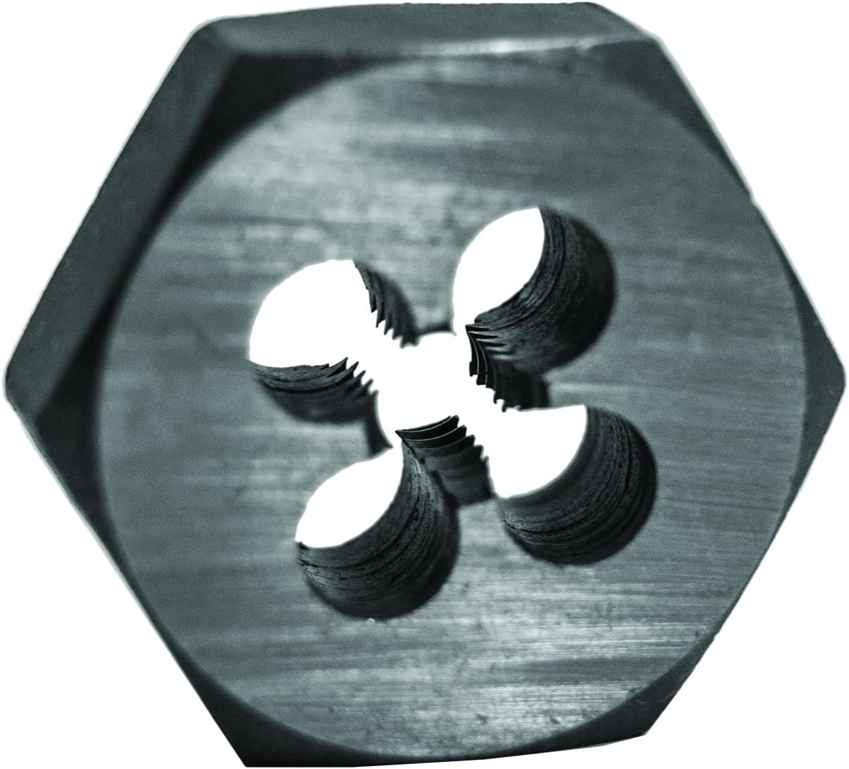 Century Drill & Tool 96209 High Carbon Steel Fractional Hexagon Die, 1/2-13 NC