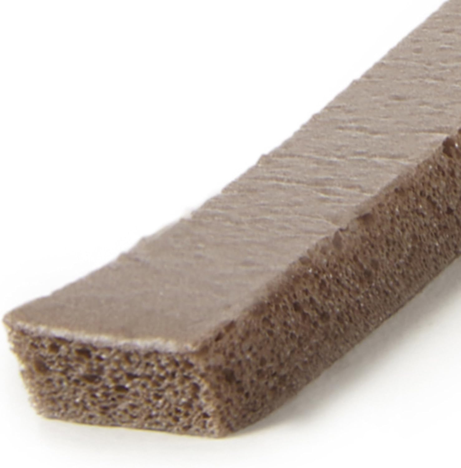 Frost King Vinyl Foam Tape - Closed Cell - Moderate Compression, 3/8" W, 3/16" Thick, 17' L, Brown