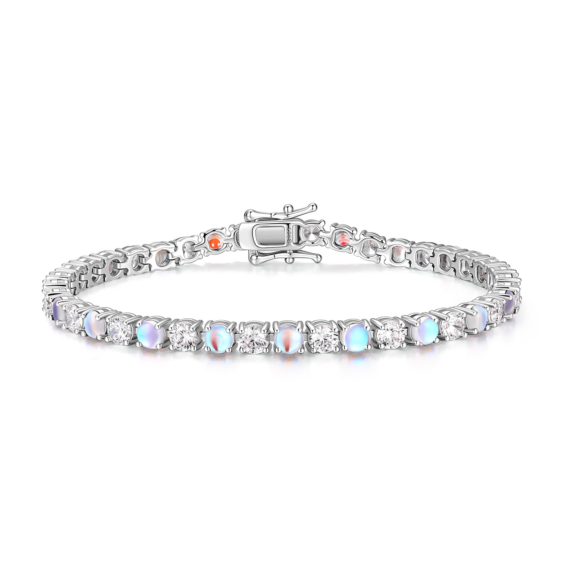 FANCIME Silber Tennisarmband für Damen, 925 Sterling Silber