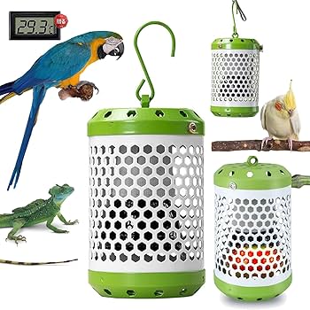【インコ飼育】保温電球ワイドヒーター/インコキャリー/インコおもちゃ Amazon | 鳥 ヒーター インコ とり暖寄りそいヒーター 爬虫類