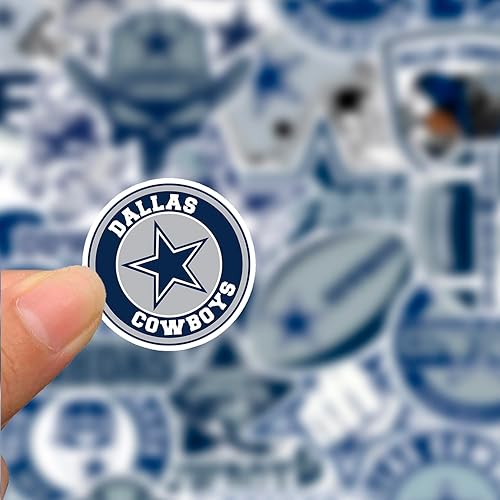 Miniatura 2 de 32 calcomanías de fútbol americano para botella de agua, laptop, bicicleta, computadora, motocicleta, funda de viaje, calcomanía decorativa para