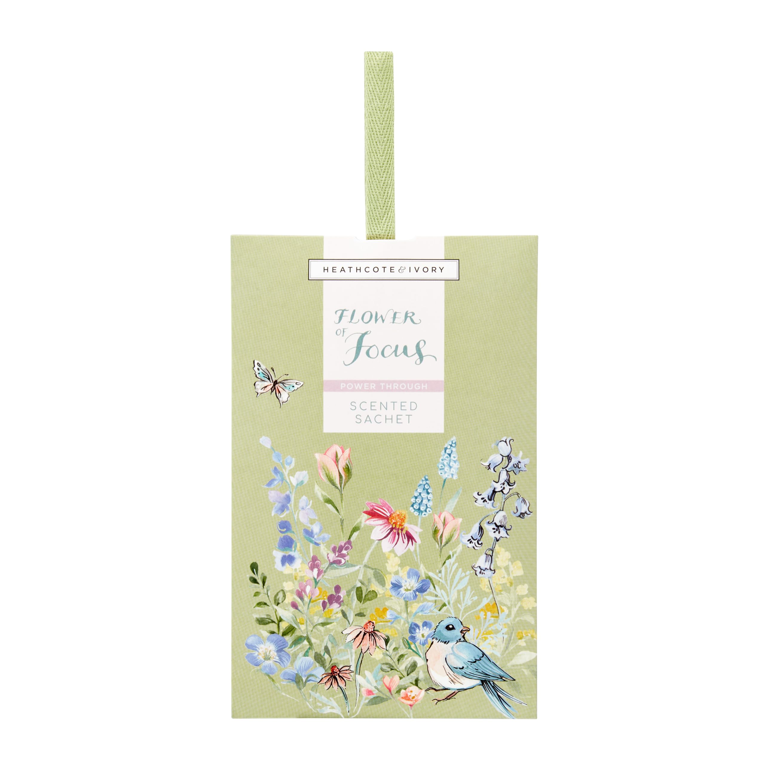 Heathcote & Ivory Scented Sachet, Fragrance, Drawers and Cupboards Freshener, Citrus and Orange Scent, Hanging Loop, Housewarming Beauty Gift, Vegan and Cruelty Friendly