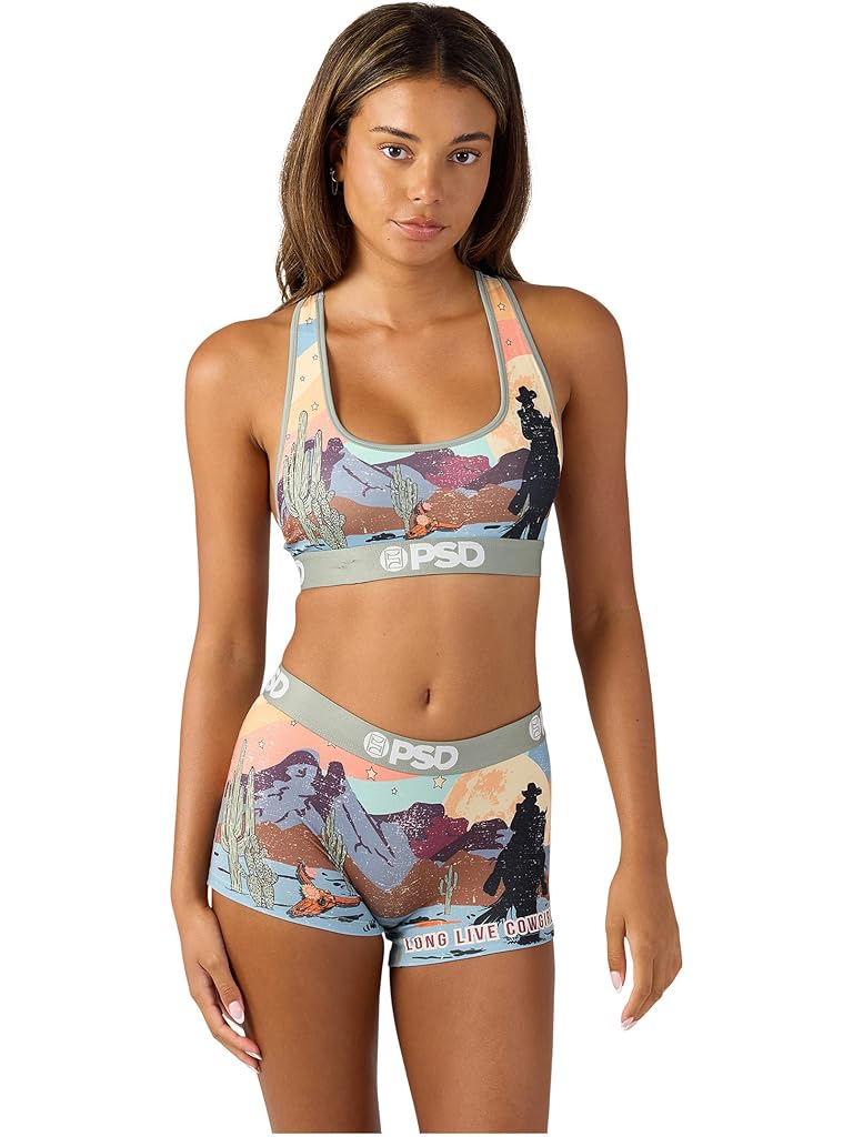 Multi PSD Desert Sunset Sports Bra