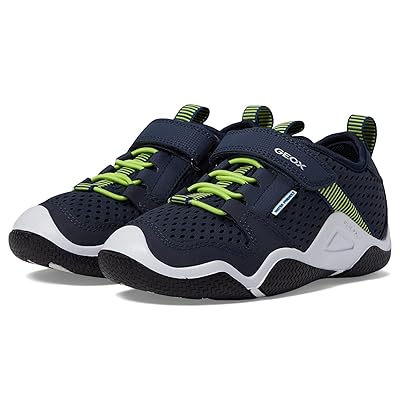 Geox Kids Wader 21 (Toddler/Little Kid/Big Kid) Boys Shoes Navy/Lime
