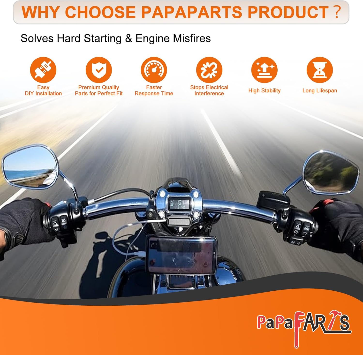 PAPAPARTS Ignition Coil w/Cap Compatible with Honda Shadow Aero 750 VT750 2004-2019, for Spirit 750 2001-2009, 2012-2014, for ACE 750 1998-2003 Set of 2