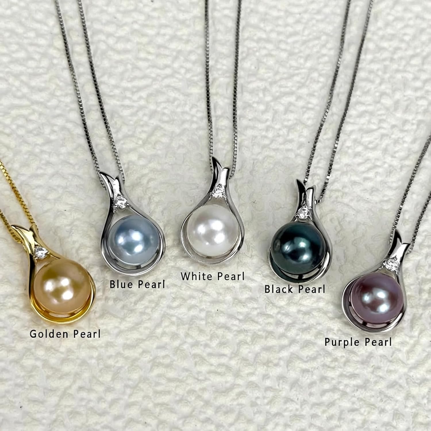 YAMI Tahitian/Akoya Pearl Necklace, 10-11mm Round Saltwater Cultured Pearl with 925 Sterling Silver Adjustable Chain, Mom, Wife - Luxury Jewelry Gift for Anniversary, Valentine's Day - Image 7