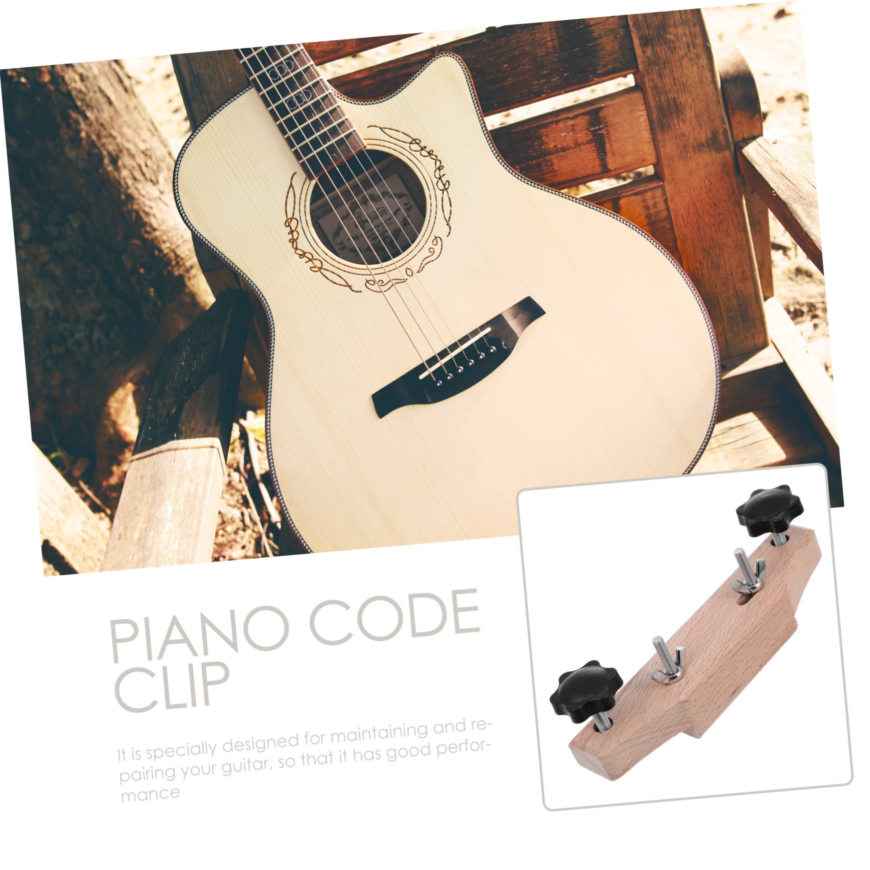 Toyvian 3 Zestawy Klips Do Mostka Gitarowego Produkt Do Naprawy Gitary Akustycznej Oprawa Lutnicza Zacisk Mostka Gitara Oprawa Gitary Lutniczej Akcesoria Pielęgnacyjne Opieka Metal Chwyt