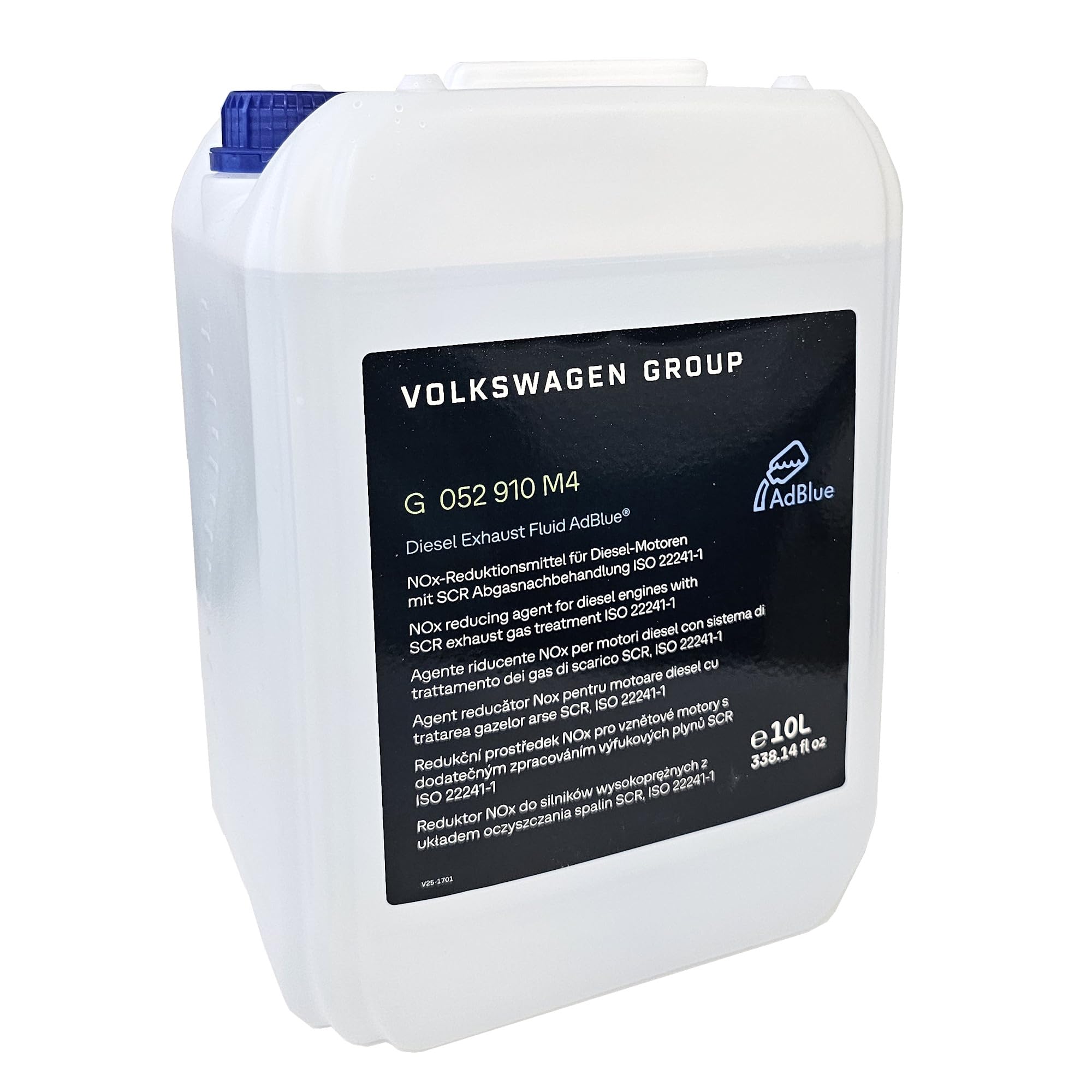 AdBlue G052910A4 - Aditivo con urea para reposición de fluidos de diésel, 10 L, para Audi, Seat, Skoda
