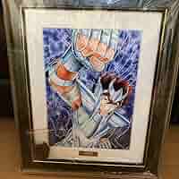 ジャンプ展　聖闘士星矢　複製原画２枚セット ジャンプ展 聖闘士星矢 複製原画2枚セット 聖闘士星矢☆複製