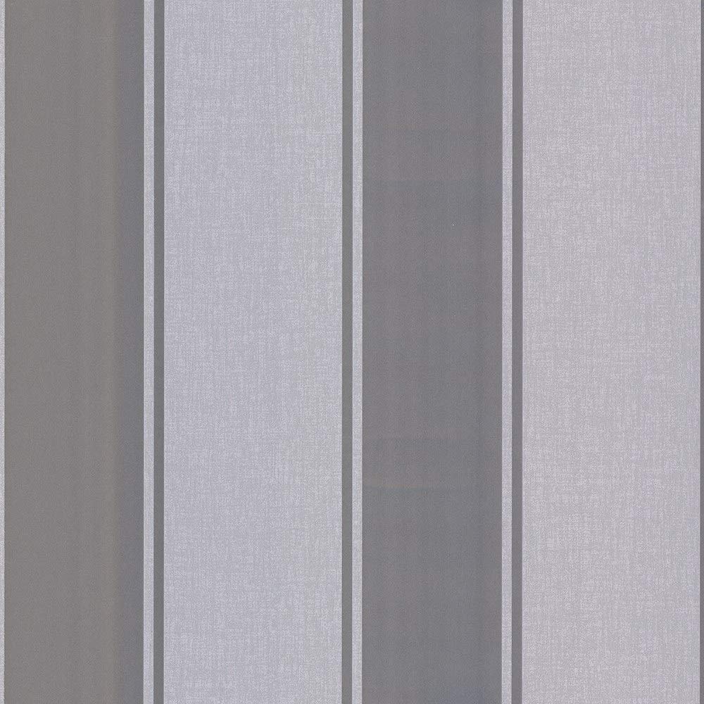 Arthouse 906607 Silver Metallic Textures Luxe Stripe Wallpaper 906607