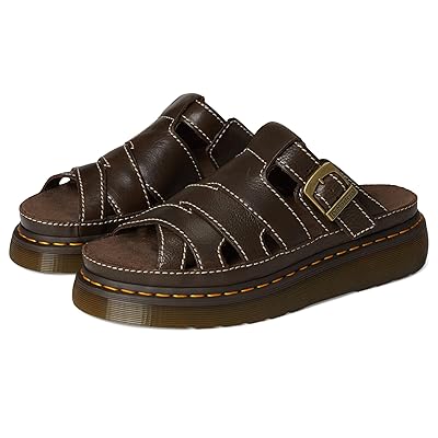 Dr. Martens Maxxy Slide Shoes Kelp Brown