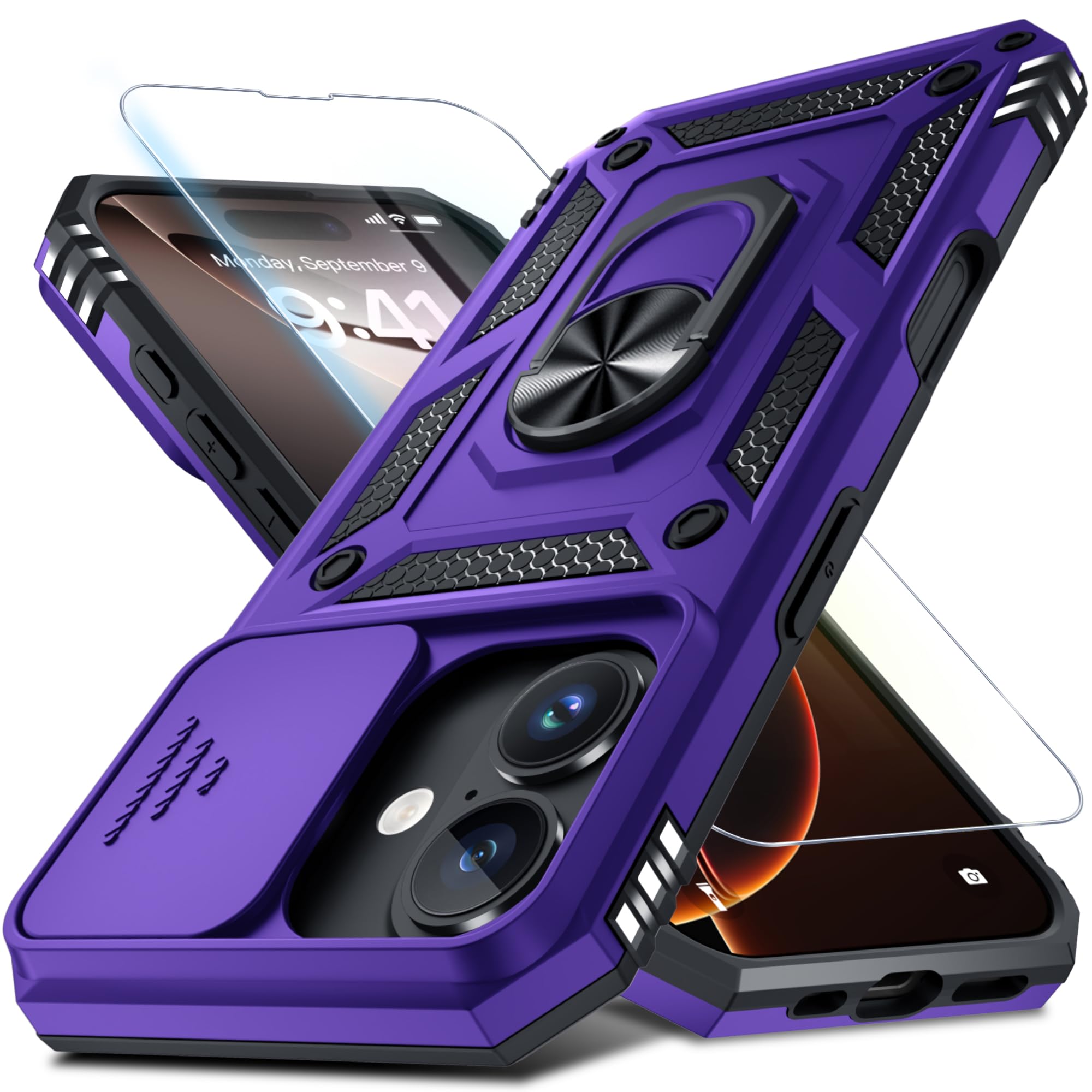 Amazon.com: Janmitta Case for iPhone 12 & 12 Pro Phone Cover Built
