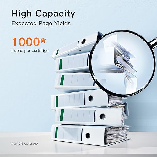 Vista 107 de E-Z Ink Cartucho de tóner compatible TN433 de repuesto para Brother TN433 TN-433 TN433bk TN431 para usar con impresora Brother MFC-L8900Cdw