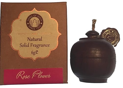 Miniatura 7 de Song of India - Perfume sólido en tarro de palisandro tallado a mano con tapa atornillada (almizcle egipcio)