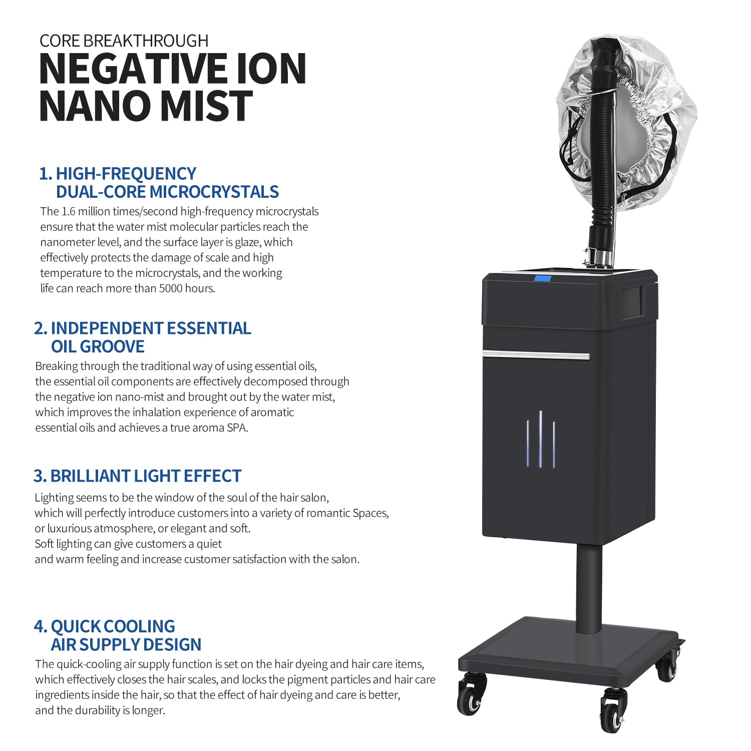 Amazon.com : Nano Hair Steamer,Professional Micro Mist Anion Hair
