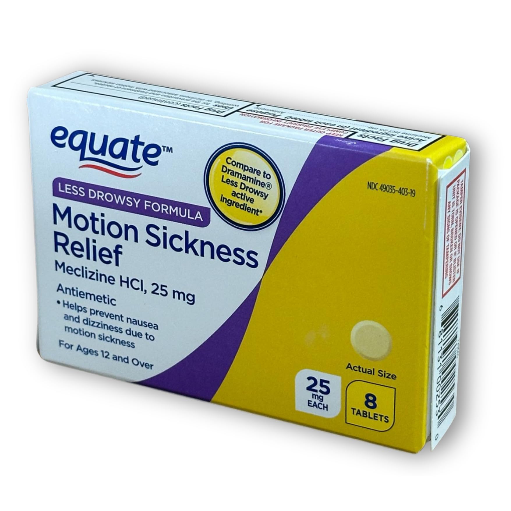 Amazon.com: Meclizine 25mg Tablets- Nausea Relief and Motion