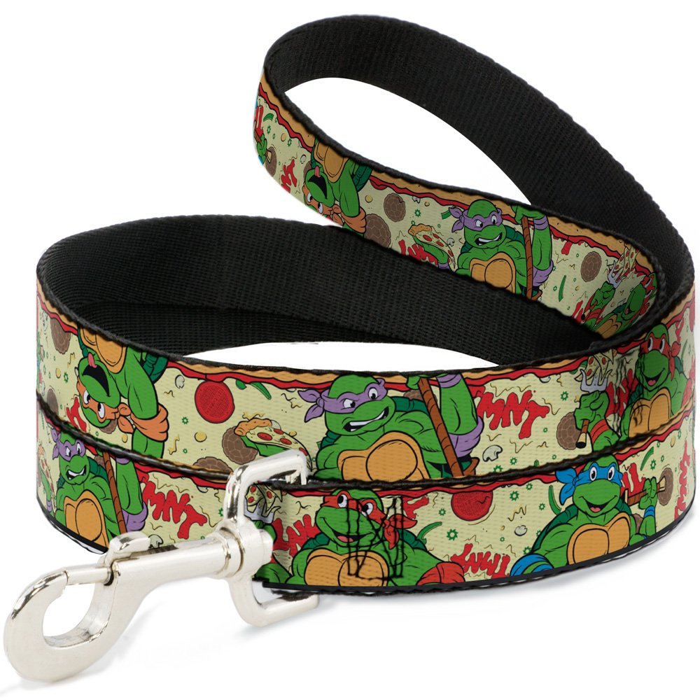 Laisse pour chien TMNT Tortue Pizza en nylon résistant accessoire balade animaux