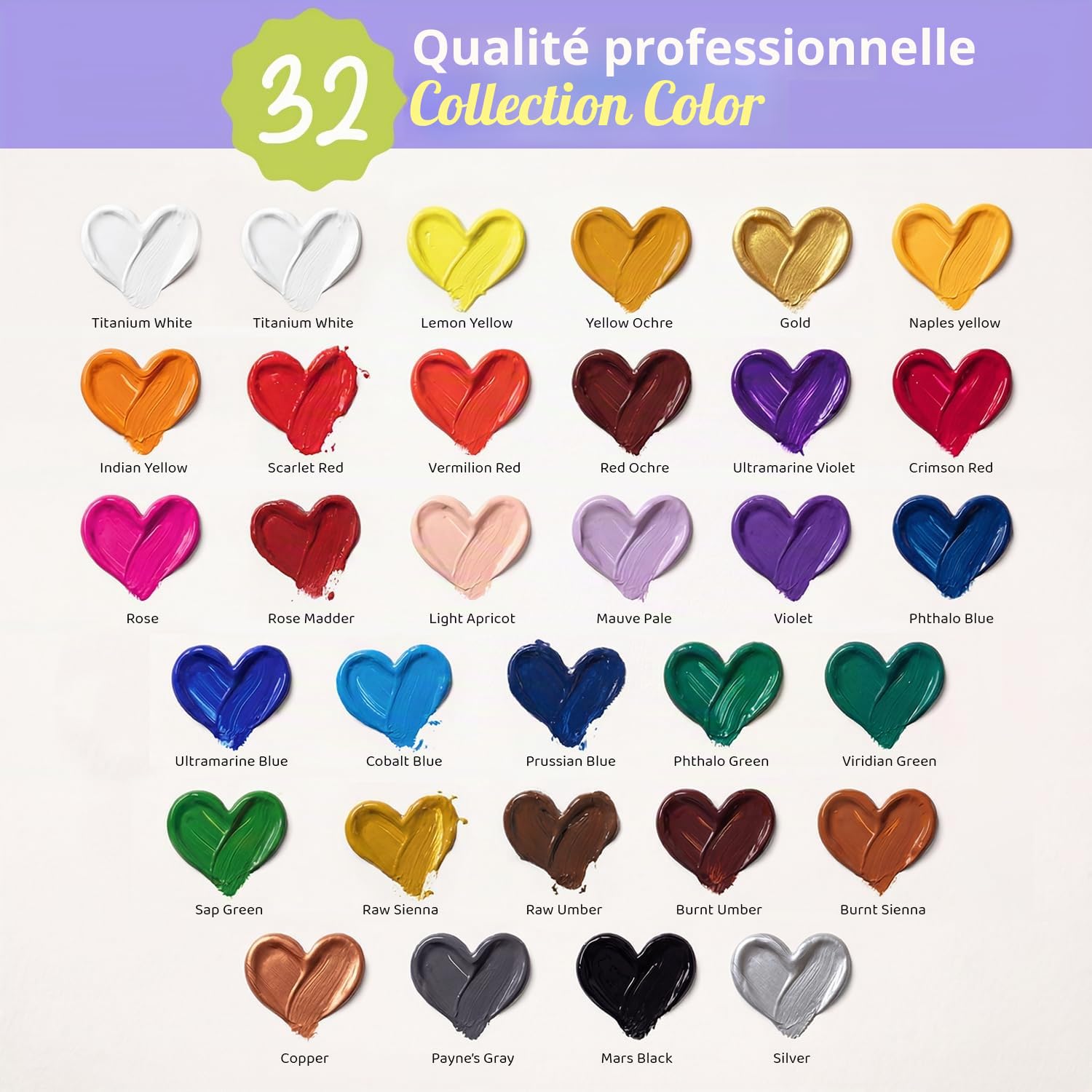 Chalkola Kit de peinture acrylique pour adultes et enfants – Kit de peinture sur toile de 56 pièces avec 32 peintures (22 ml), 10 pinceaux, 10 toiles, chevalet de table, palette, couteau – Fournitures