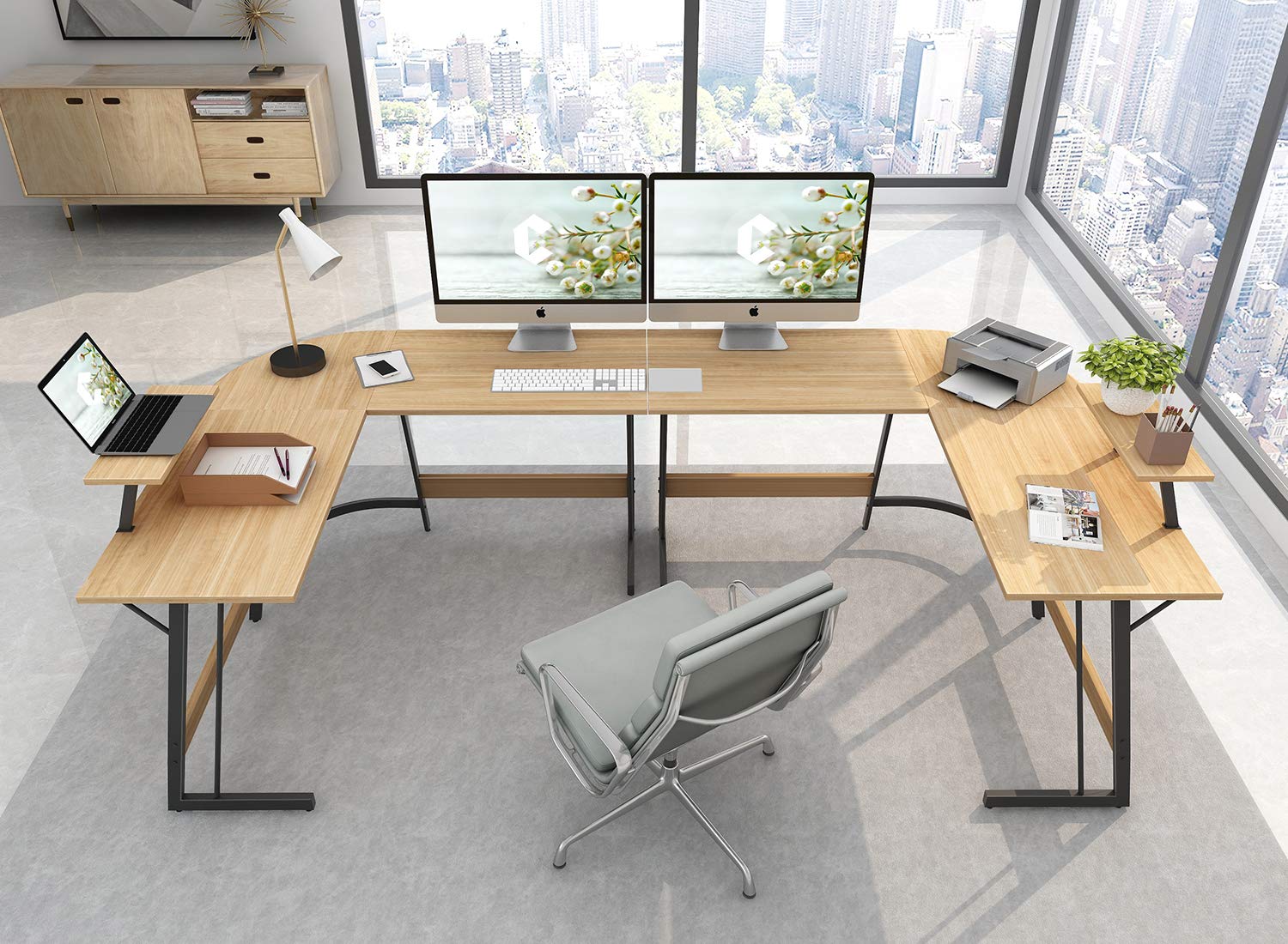 Cubiker Modern LShaped Desk...B082118XKT