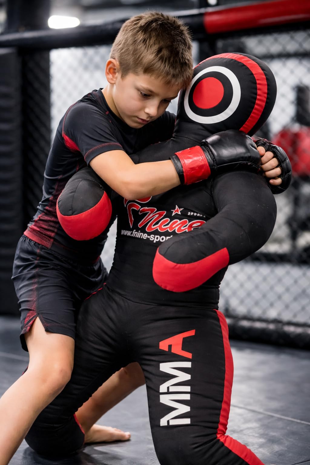 FNine MMA Grappling Dummy, für Judo, Wrestling, Brazilian Jiu Jitsu, Submission und Throwing UNFILLED Canvas Bag