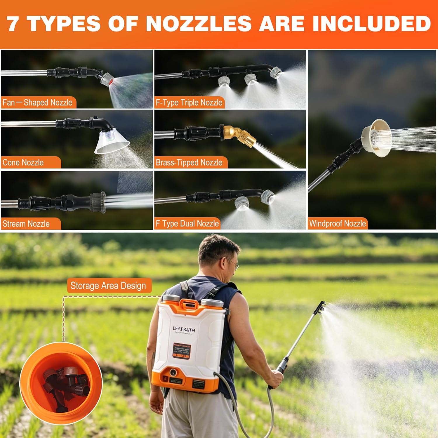 4.76 Gallon Auto Mixing Battery Powered Backpack Sprayer photo 4