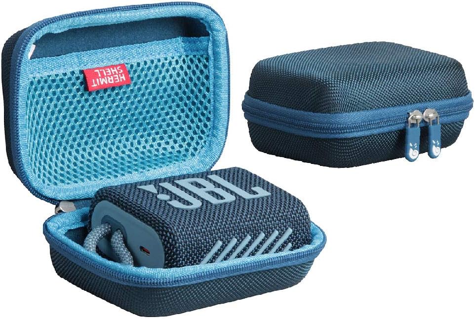Hard Carrying Case for JBL Go 3/JBL Go 4 Portable Bluetooth Speaker (Blue)