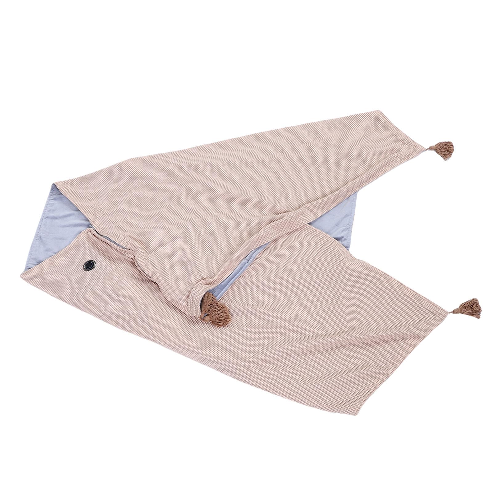 VGEBY Coperta riscaldata, coperta elettrica USB con 3 livelli di calore, 9 zone di riscaldamento, scialle in morbido cotone per casa e ufficio