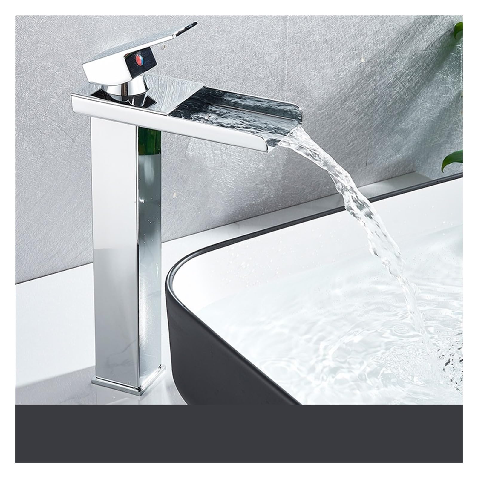 Robinet mitigeur d'eau chaude et froide cascade pour moderniser un évier ancien