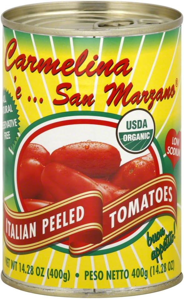 Carmelina Organic Whole Peeled Tomato, 14.28 OZ