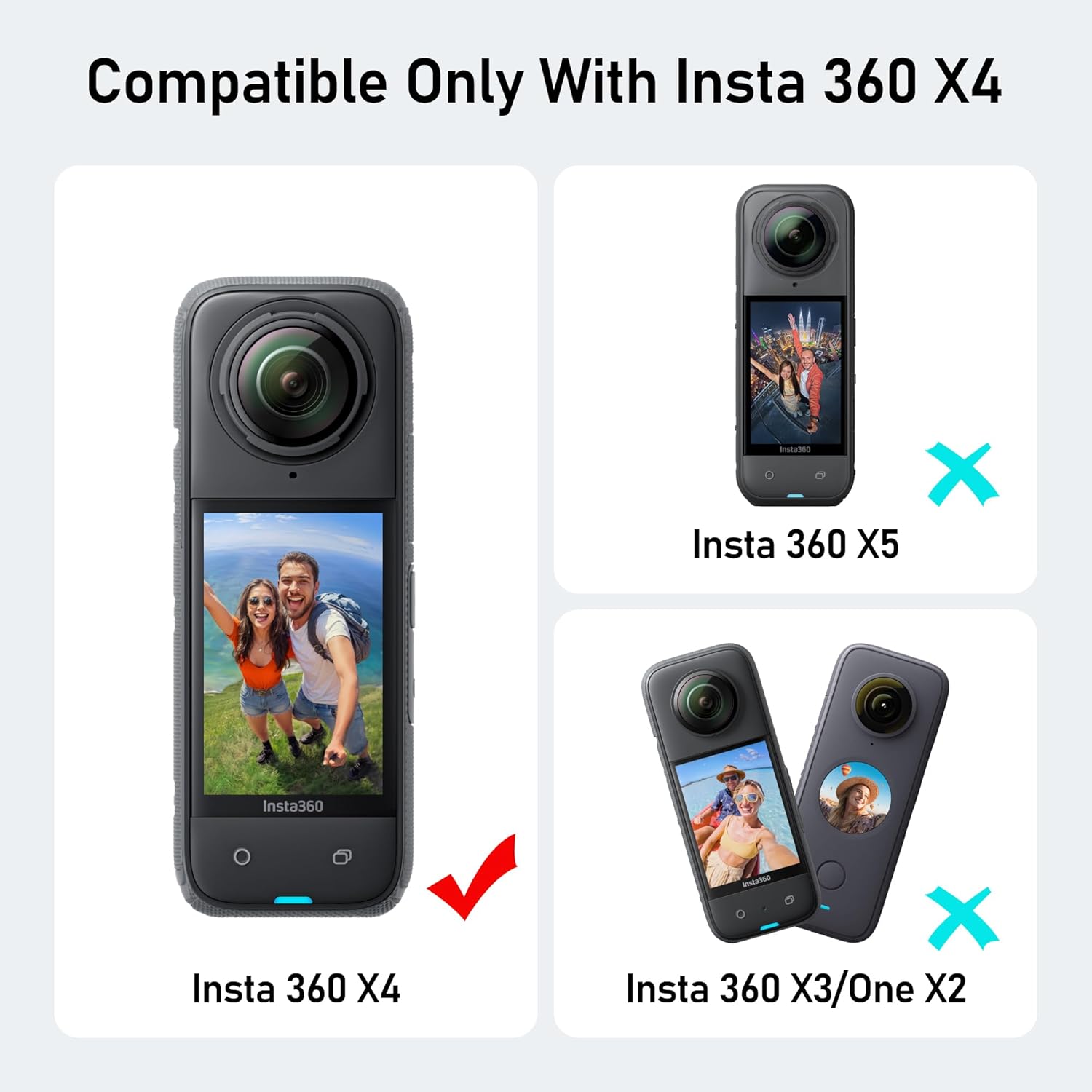 CYNOVA Insta 360 X4 Mic Adapter for Insta 360 X4 Accessories, External Microphones Type-C and 3.5mm Audio Ports Compatible with Insta 360 X4 Mic Adapter - Image 4