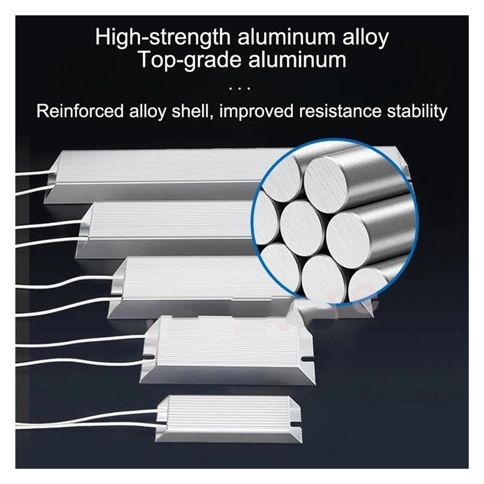Resistenza di frenatura a guscio in alluminio da 1000 W 1200 W 1500 W | For servoconvertitore di frequenza(1200W 300 Ohm)
