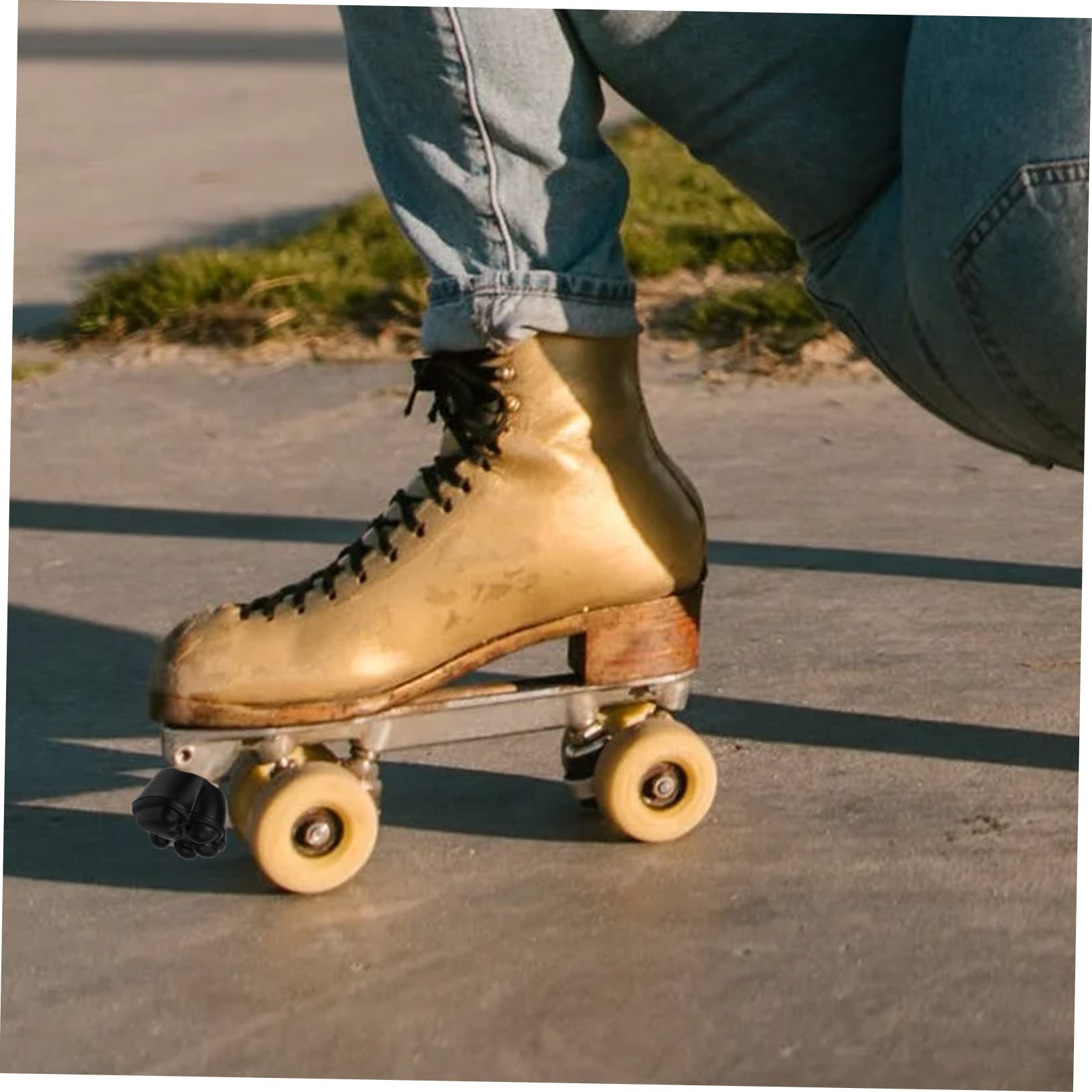 Homoyoyo 1 Set Skate Brakes Roller Skate Supplies Roller Skate Brake Pads Quad Skates Toe Guards Roller Skates Roller Skates Brakes Skates Toe Stops Plugs Brake Supply Shaped Brake