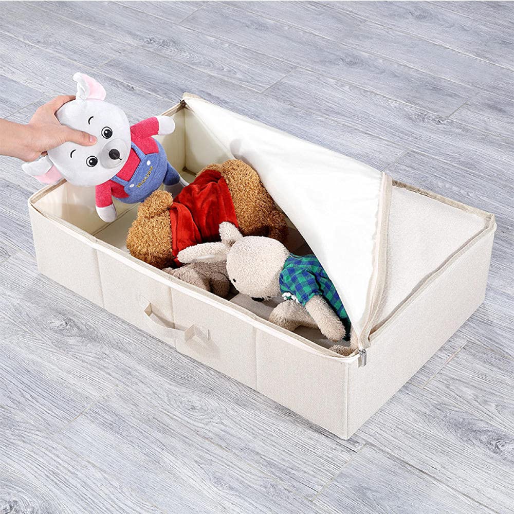 Scatola Di Scarpe Contenitori Per Scarpe Organizer Scarpe La Scatola Di Stoccaggio Della Scatola Di Immagazzinaggio Pieghevole In Cotone E Della Biancheria Può Essere Lavata Sotto Il Letto Per Organiz