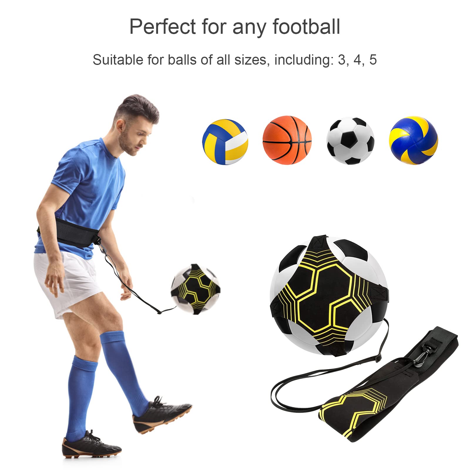 21 Piezas Accesorios, Kit Fútbol para Niños, Coordinación Escalera de Entrenamiento, Equipo de Escalera de Agilidad y Velocidad