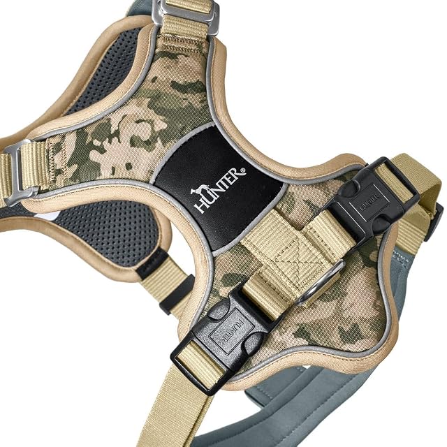 Foto 5 de 8 de HUNTER Vajilla DIVO Camuflaje, Color: Verde, ergonómica, Ajustable en 5 Posiciones, con Hebillas de Aluminio