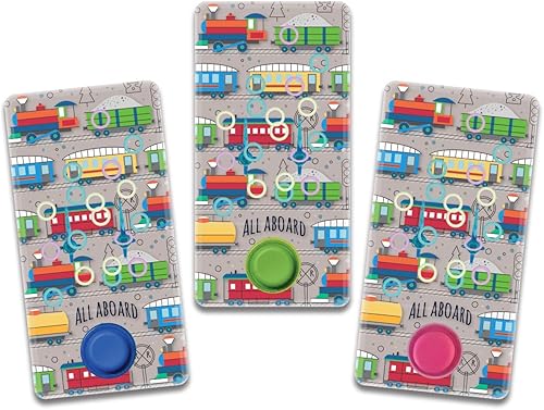 Juego de lanzamiento de anillos de agua de tren de 1 ct