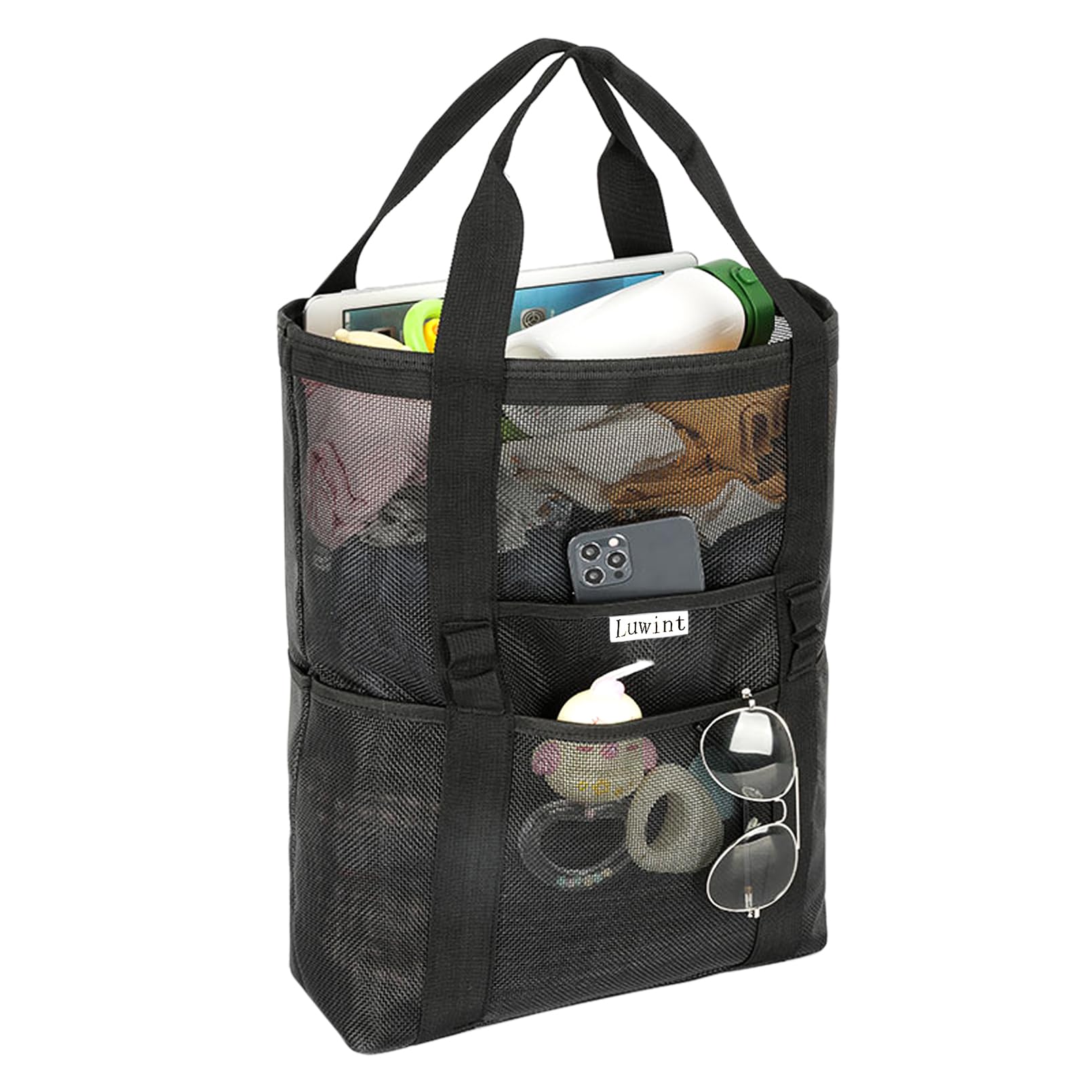 Luwint Large Mesh Dive Bag Scuba Gear Backpack Foldable Bag for Snorkeling Diving, Water Sports, Beach, Duffle Gym Bag