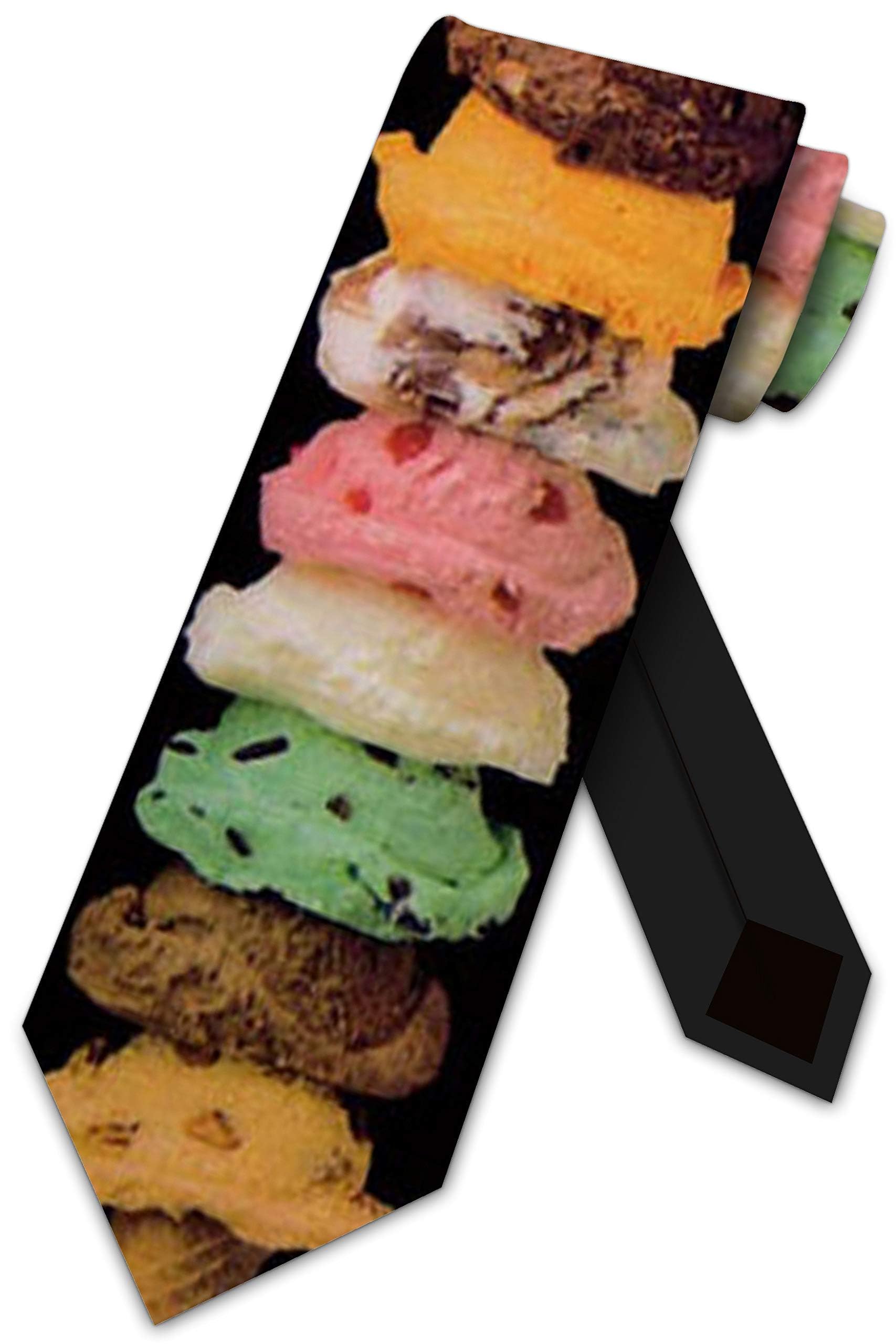Ice Cream Cone Tie Mens Neckties by Three Rooker