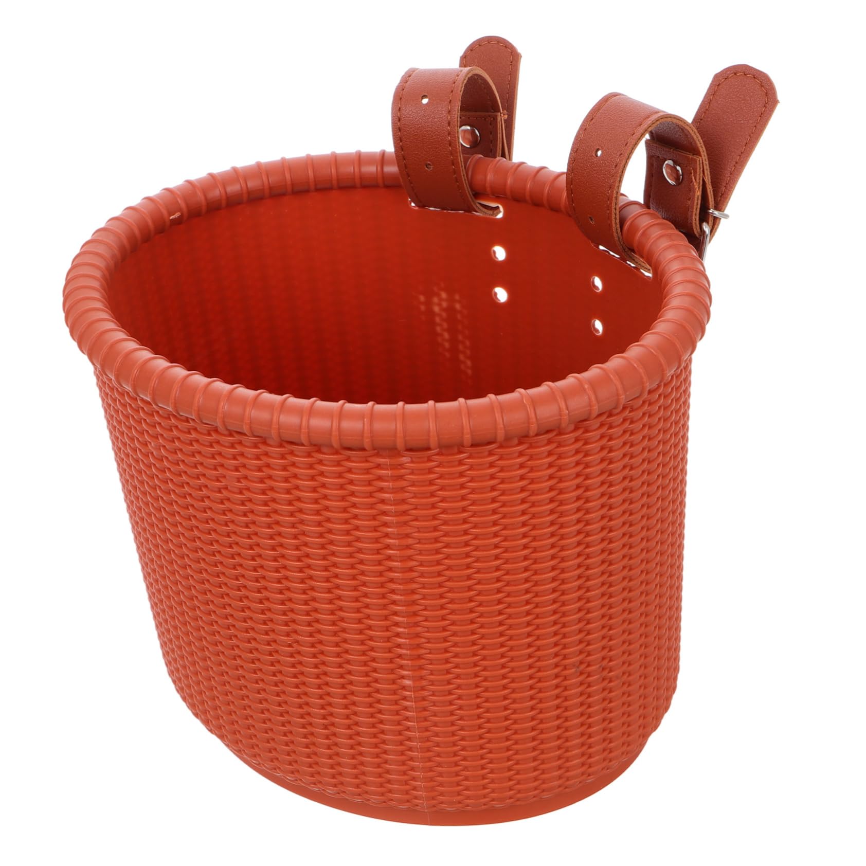 Balacoo Electric Scooter Basket for Durable Plastic Bike Basket with Straps Stylish Front Handlebar Accessory for Childrens Bicycles and Scooters Storage Capacity Easy to Install