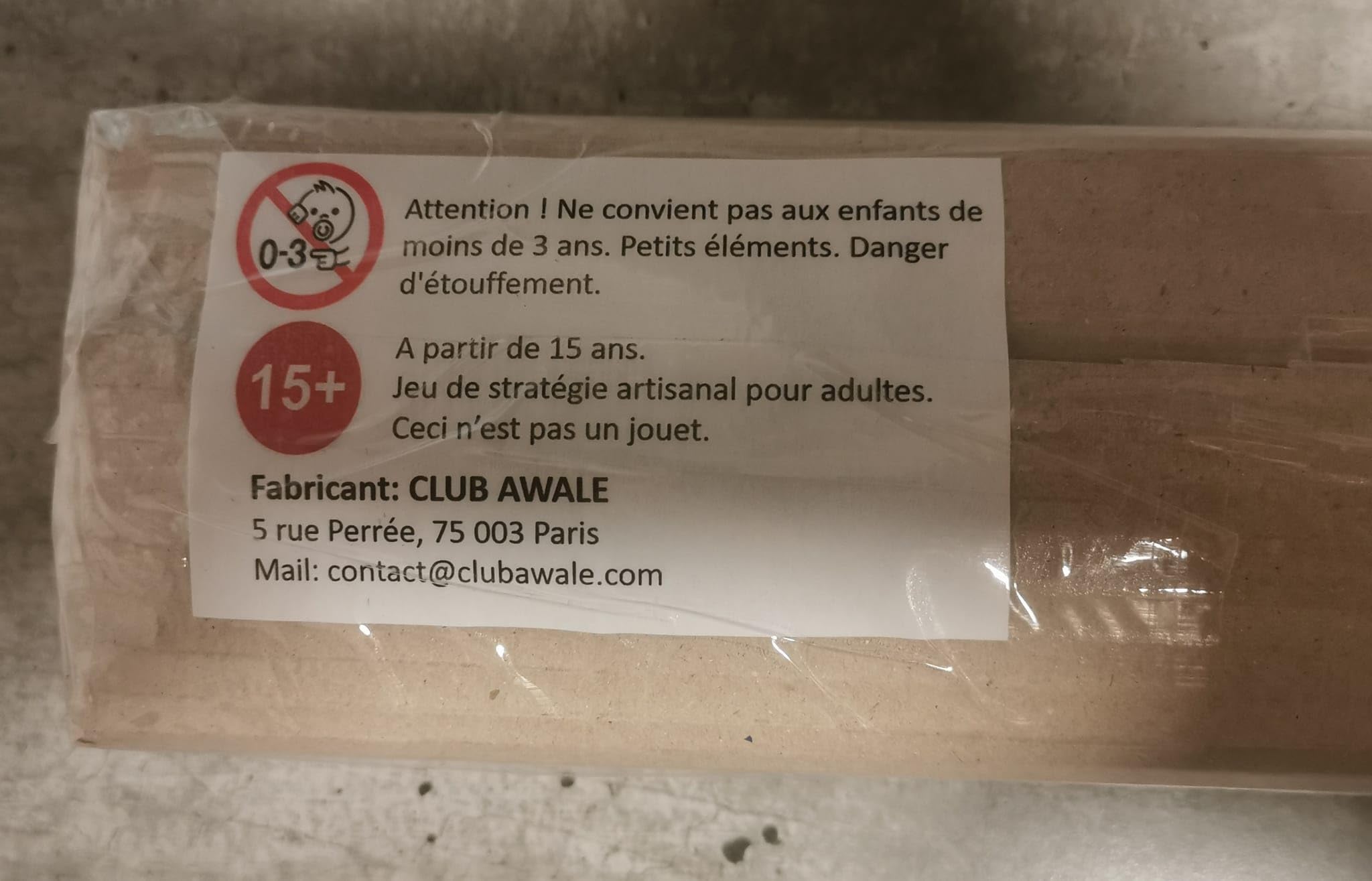Jeu de Stratégie Africain Authentique en Bois d'Iroko, Awalé Traditionnel avec Trous Larges et Graines Naturelles, 2 Joueurs, pour 15-99 Ans