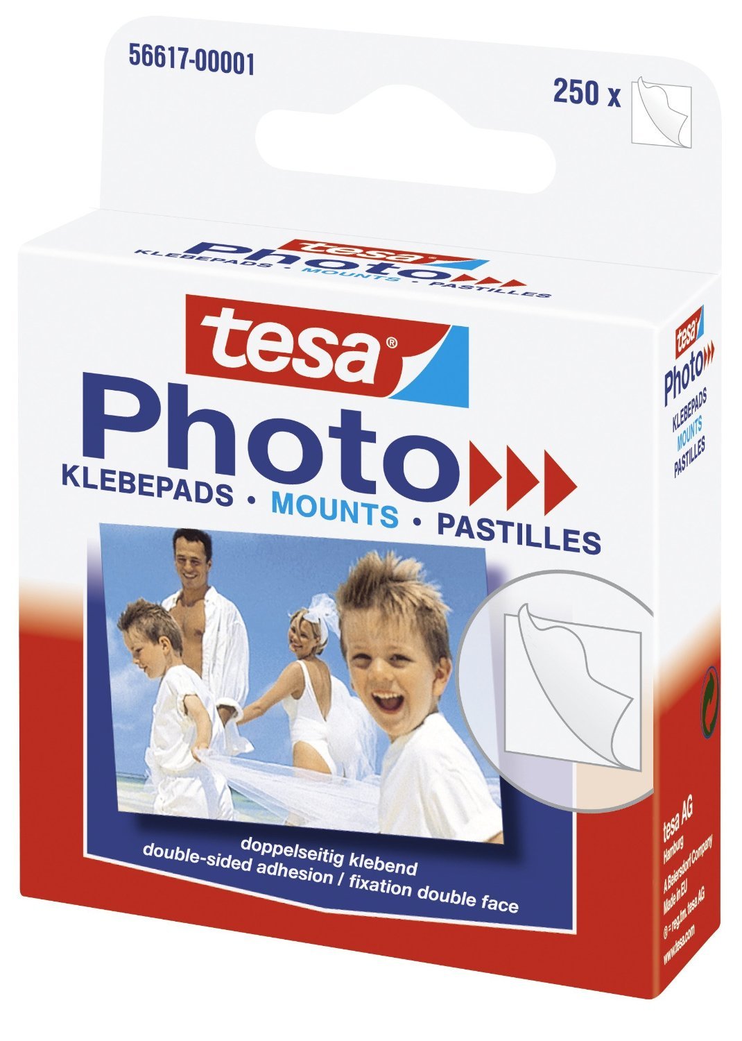 Tesa 56617–00001–00 Photo Adhesive Pads (Pack of 250)
