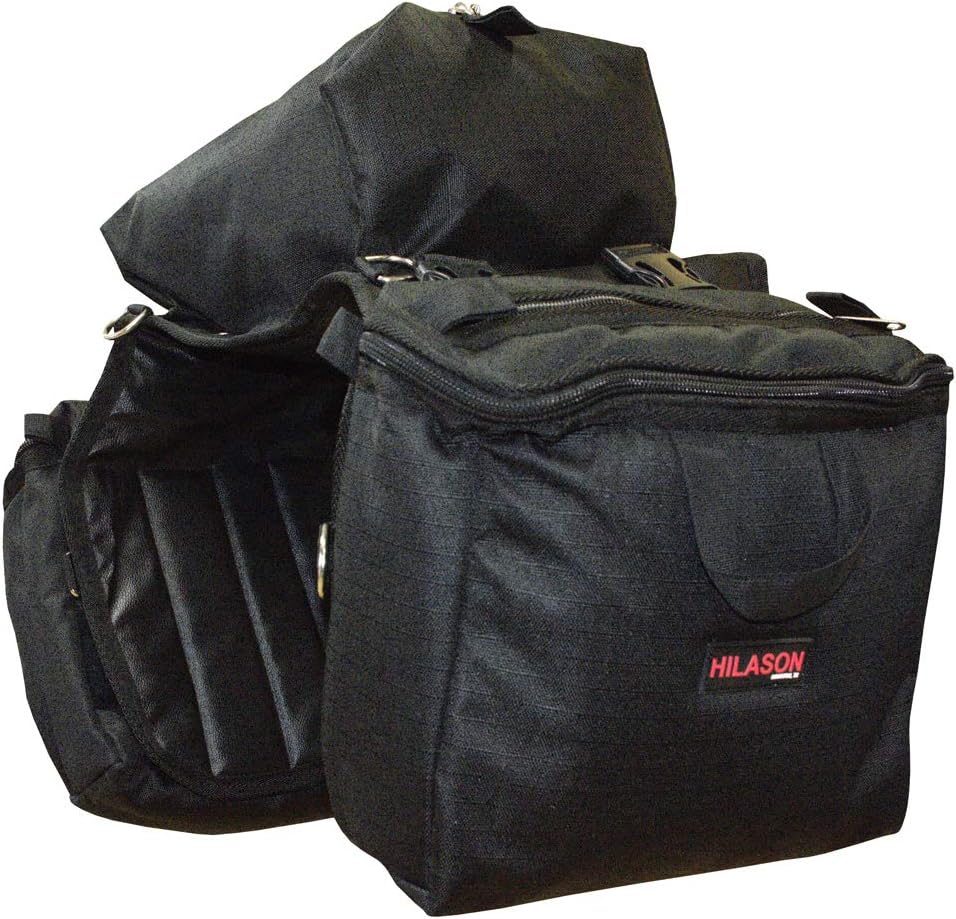HILASON 14X12X6 Detachable Insulated Horse Saddle Side Bag